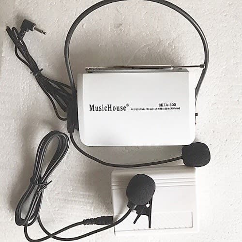 Wireless Microphone Music House - Bêta-600 - Blanc