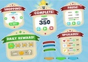 Cute Casual Game UI