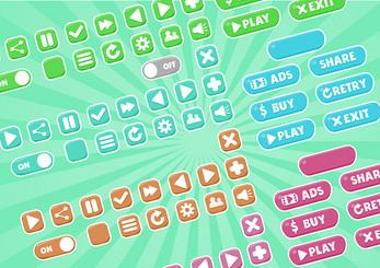 Cute Casual Game UI