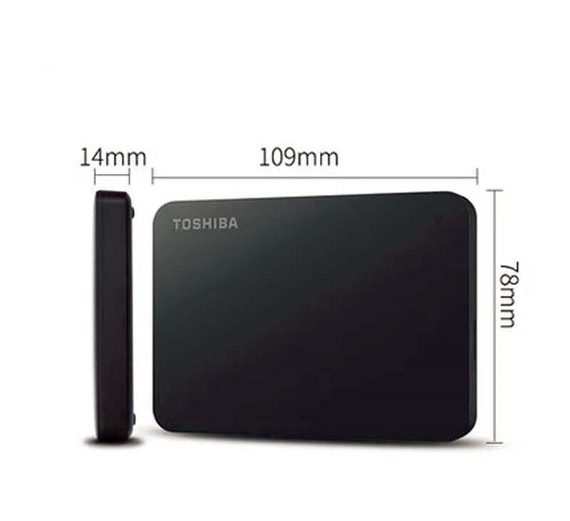 Toshiba Disque Dur Externe 500 Go - Noir