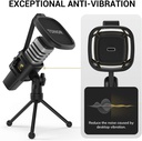 TONOR Microphone USB, Micro à Condensateur Pour PC, Avec Trépied TC30