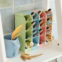 Wheat Pole Desktop Storage Box Sundry Box Office Desktop Cosmetics Storage Box
