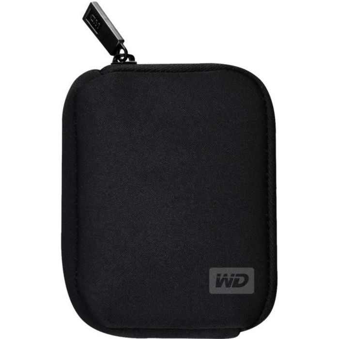 Western Digital WD Disque Dur Externe 2To + Housse - Noir