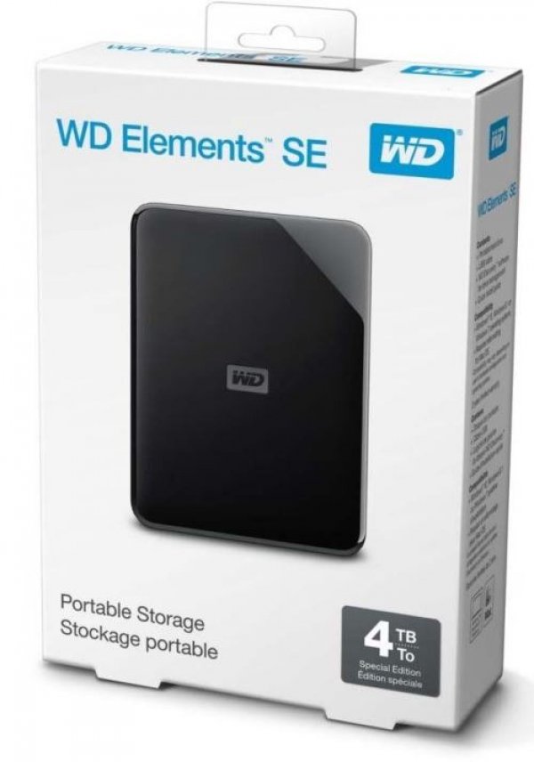Western Digital Disque Dur Externe Western Digital 2 To - 2.5 Pouces - Noir