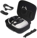 Virtual Reality Storage Bag Hard Protective Case With Handle For Oculus Quest2-black-28cm * 14cm * 23cm
