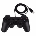 Crystal Manette De PC USB Double - Crystal - 2 En 1 - Noir