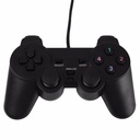 Crystal Manette De PC USB Double - Crystal - 2 En 1 - Noir