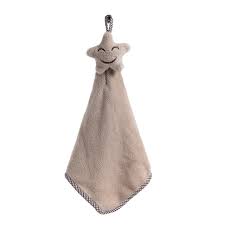 Hanging Star Coral Velvet Towel Green Household Products Daily Life Supplies