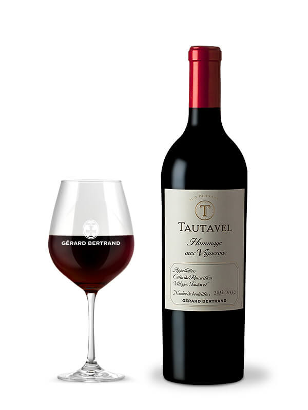 Vin Rouge Languedoc Roussillon Villages AOP TAUTAVEL GERARD BERTRAND - 75cl