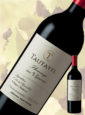 Vin Rouge Languedoc Roussillon Villages AOP TAUTAVEL GERARD BERTRAND - 75cl