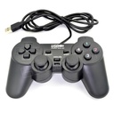 Crystal Manette De PC USB Double - Crystal - 2 En 1 - Noir