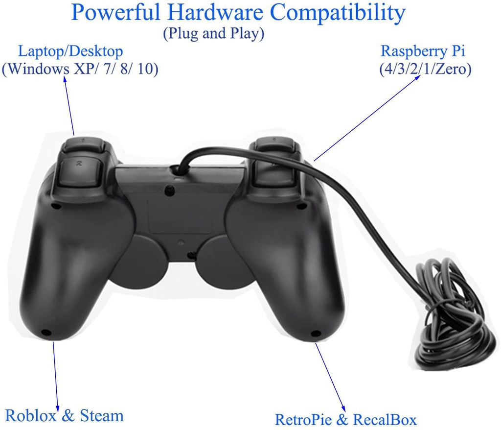Manette USB De Jeu Pour Ordinateur