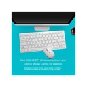 Mini Clavier Sans Fil  AZERTY + Souris Optique