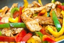 Poulet sauté aux légumes