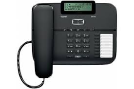 Gigaset DA710 Téléphone Filaire Avec Répertoire Pour Une Utilisation Résidentielle Et Professionnelle - Noir