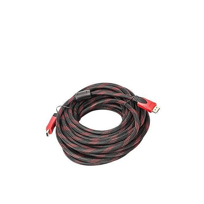 Solide Câble HDMI 5 Mètres M/M HD 1080P 3D - Noir