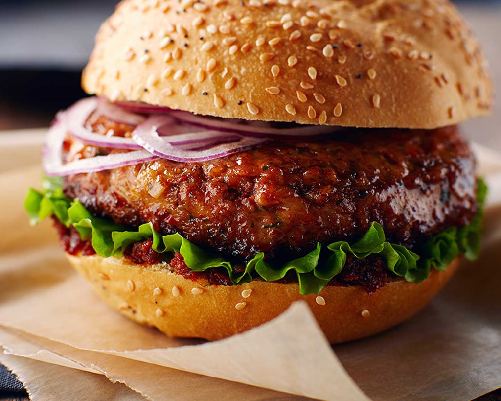 Hamburger chicken menu