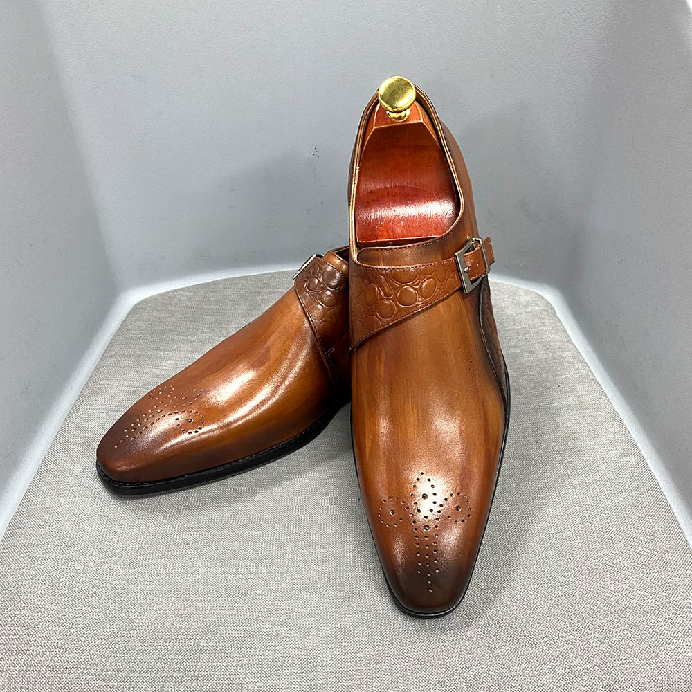 Chaussure en cuir de vache
