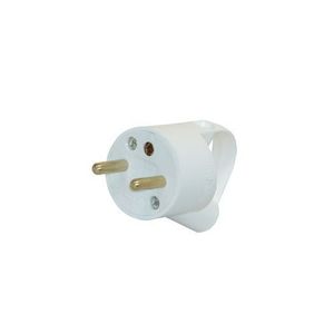Fiche Mâle Broche Diamètre 4,8mm - Blanc