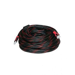 Câble HDMI 20 Mètres Tissés Avec Le Métal En Alliage De Zinc