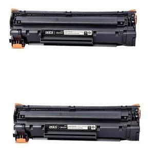 Pack De 2 Cartouches Toners Compatibles 17A - HCF217A / PTH-T217A -  Noir