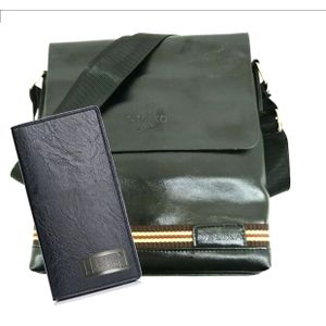 Sac Bandoulière + Portefeuille Offert M2-Marron