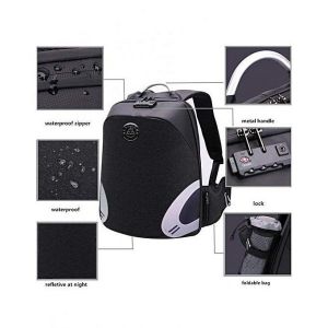 Sac à Dos Intelligent Avec Port USB &amp; Port Pour écouteur