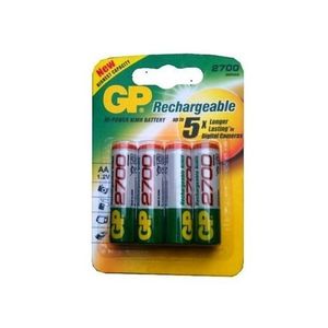 Piles  Rechargeable AA - Multicolore