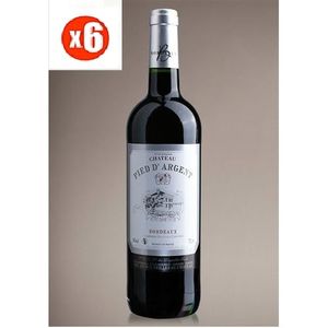 Bordeaux Lot De 6 Vin Rouge Château Le Faure - 75Cl - 13.5 % Vol - France