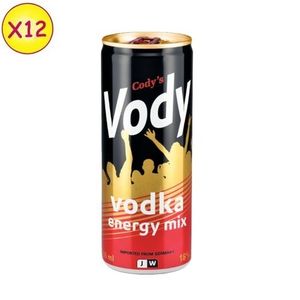 Cody'S Lot De 24 Canettes - Cody's - Vody - Vodka Energy Mix - - Alc 18% Vol  - 250 ML