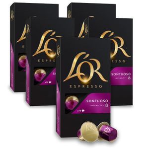 Nespresso ® L’OR CAPSULES SONTUOSO INTENSITÉ 08 (PACK 5x10 CAPSULES 50)