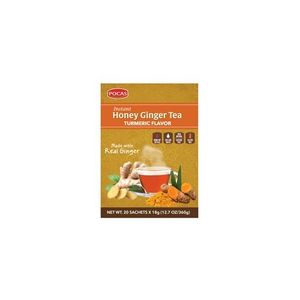 Thé  Pocas Au Gingembre Au Miel Saveur Curcuma - 20 Sachets