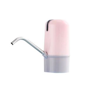 Drinking Water Pump USB Charge Automatic Electric Bottle Water Dispensing Pump-pink