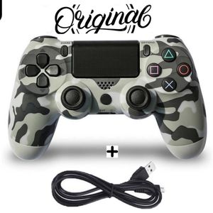 Sony Computer Entertainment Sony. MANETTE PS4 D'ORIGINE+1 CÂBLE DE RECHARGE MANETTE. VIBRATION. COULEUR CAMOUFLAGE