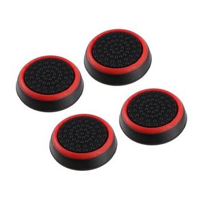 Silicone Controller Joystick Thumb Stick Grip Cap Case Cover Joystick Thumb Grip Caps Gaming Joystick Cap-Black Background &amp; Red Circle