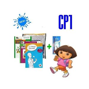 Kit Scolaire - CP1 + Ensemble Géométrique Offert - Multicolore-CV1