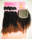 TISSAGE NATUREL 4BOULES + CLOSURE