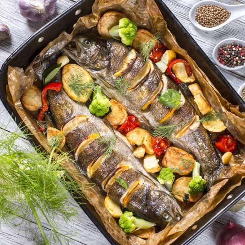 Poisson braisé
