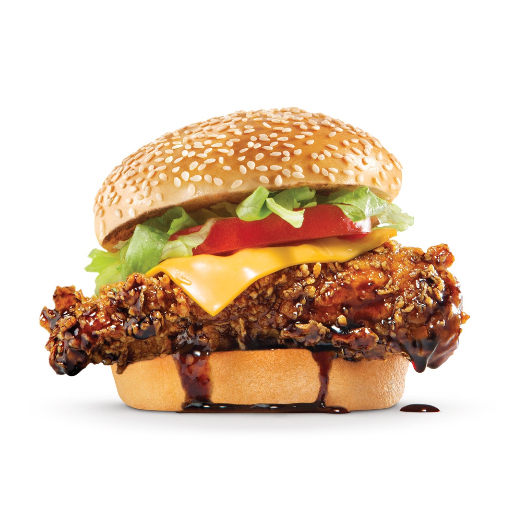 Dunked burger