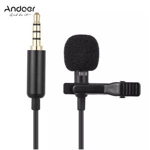 Andoer Micro-cravate Compatible Smartphone - Noir
