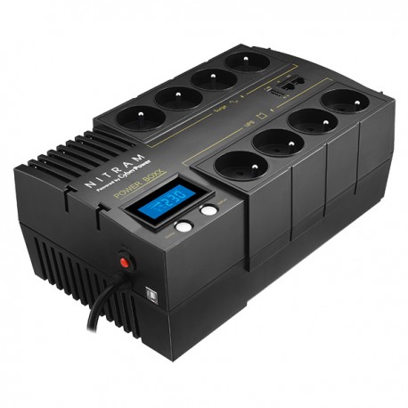 Multiprise CyberPower by NITRAM 5Prises/230V/France -B0510SA0-W