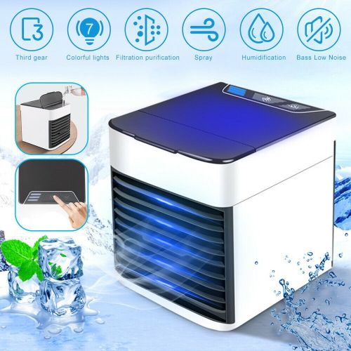 Mini Climatiseur Portable - Blanc/Noir