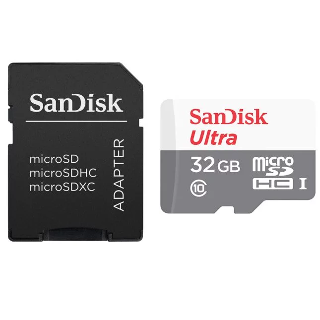  SDSQUNS-032G-GN3MA - CARTE MEMOIRE SANDISK/ULTRA ANDROID+SD ADAPTER/TAKE FULL HD VIDEO/32G