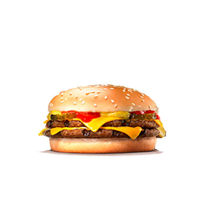Sandwich Double Cheeseburger + Steak Crispy Chicken