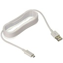 Câble Micro Usb Compatible Galaxy Note 4, Tab 4, Note Edge, S3, S4, S6, S6 Edge, Note 2 - Blanc