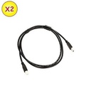 Lot De 2 Câbles D'imprimante USB 2.0