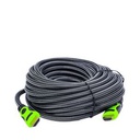 Câble HDMI 33 M Tissés  - Noir/Vert