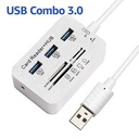 HUB USB 2.0 3.0  Multifonction - Gris