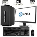 Hp Ordinateur De Bureau ProDesk 400G3 MT- 21" - 4Go Ram - 500 Go - Core I5 - Noir  - Garantie 6 Mois