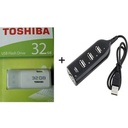 Toshiba Clé Usb - 16 Go - Blanc